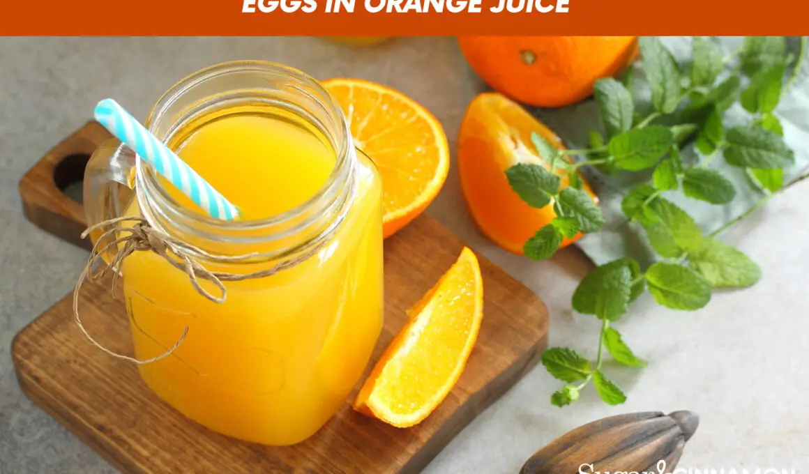 Eggs In Orange Juice