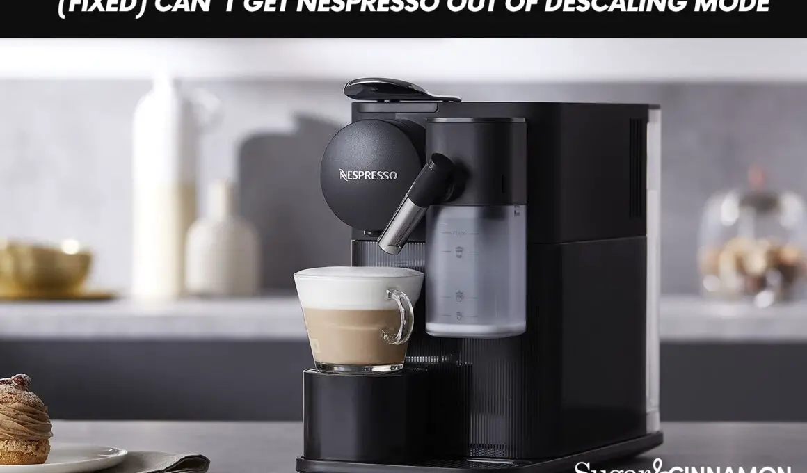 (FIXED) Can’t Get Nespresso Out Of Descaling Mode Issue