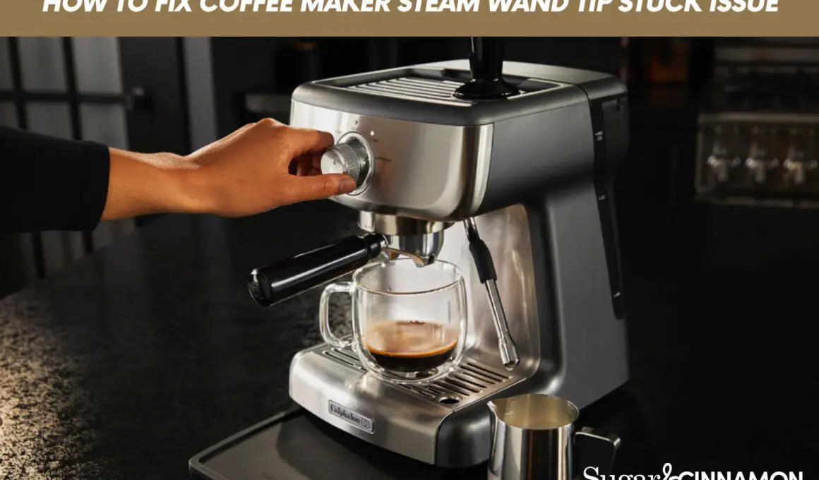 How to Fix Coffee Maker Steam Wand Tip Stuck Issue
