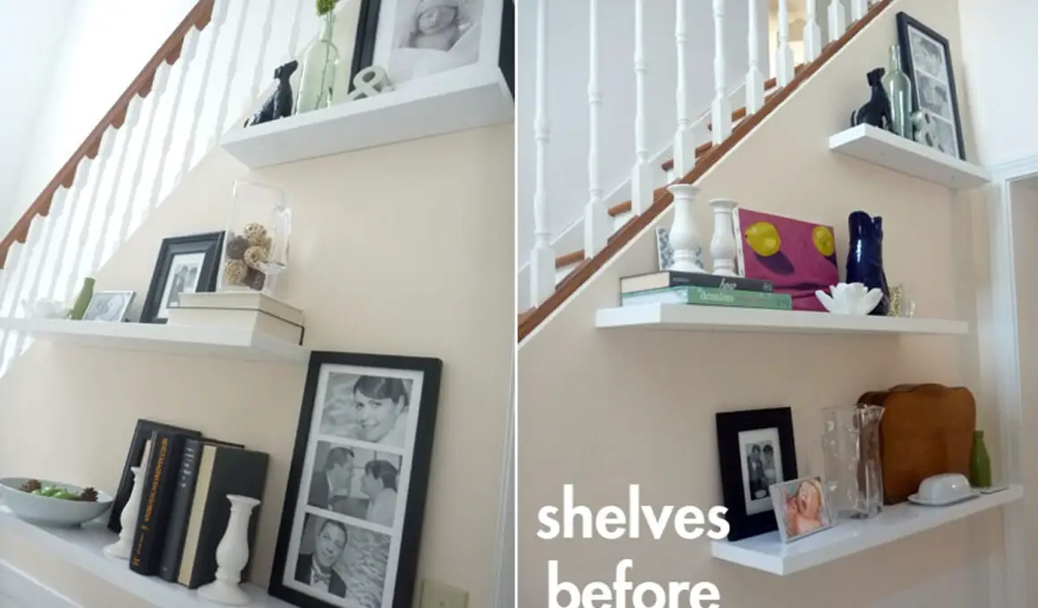 How to Decorate Floating Shelves