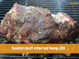 Boston Butt Internal Temp 210
