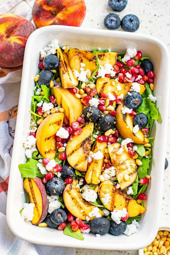 Grilled Peach And Apricot Salad