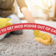 How to Get Mod Podge Out Of Carpet