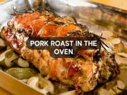 pork roast in the oven