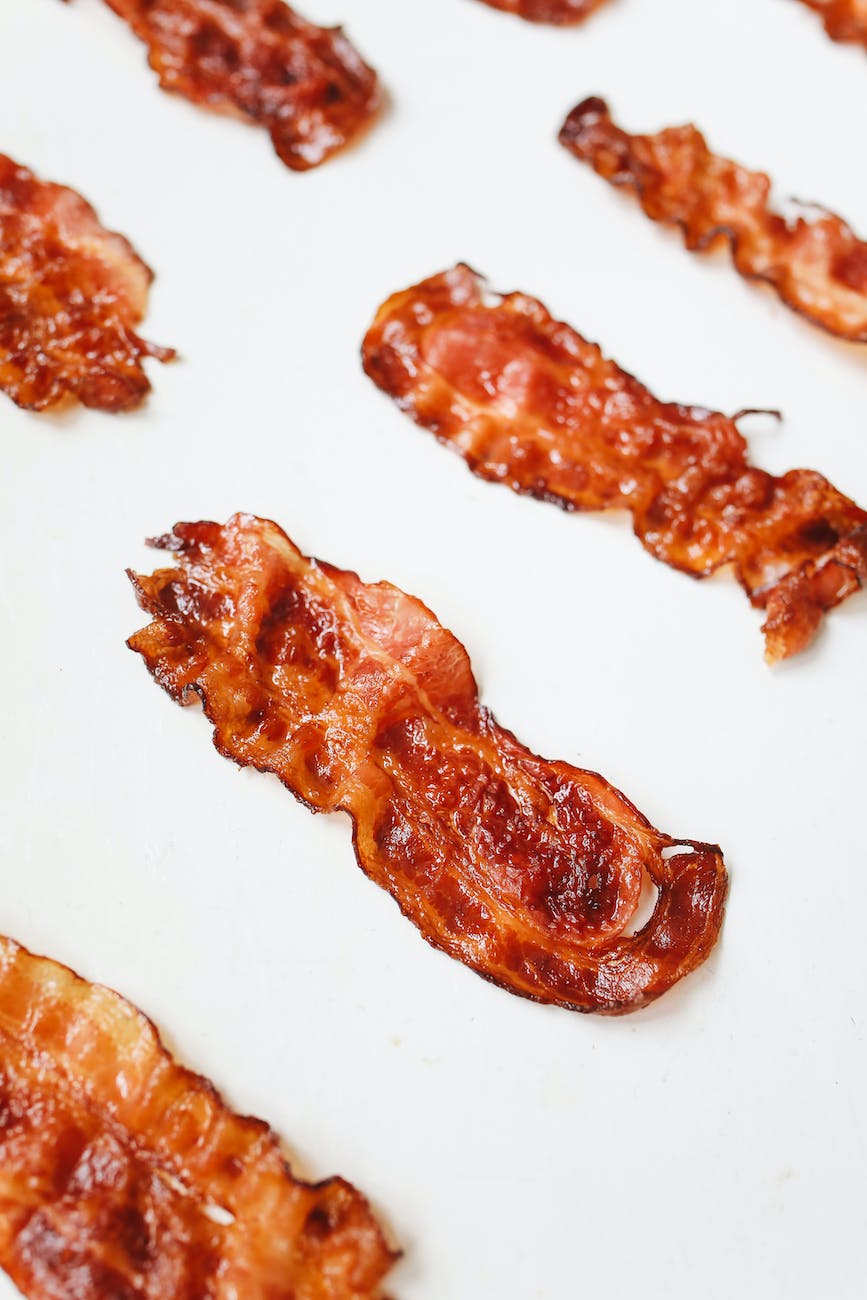 close up photo of bacon