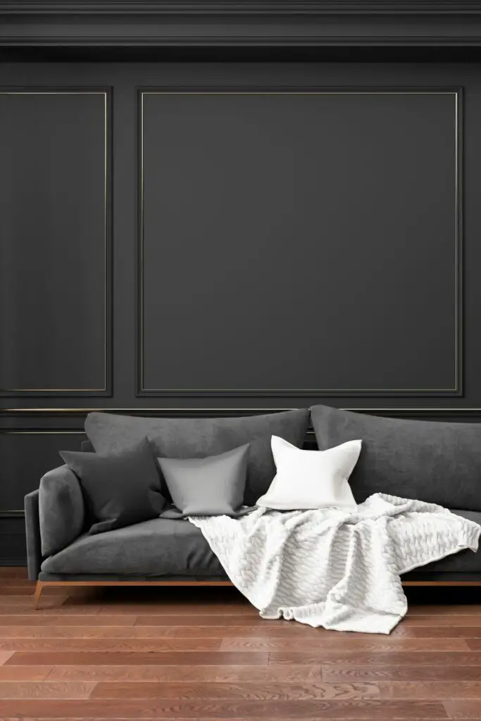 Black Nordic Style Sofa
