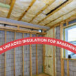 Faced or Unfaced Insulation for Basement Ceiling