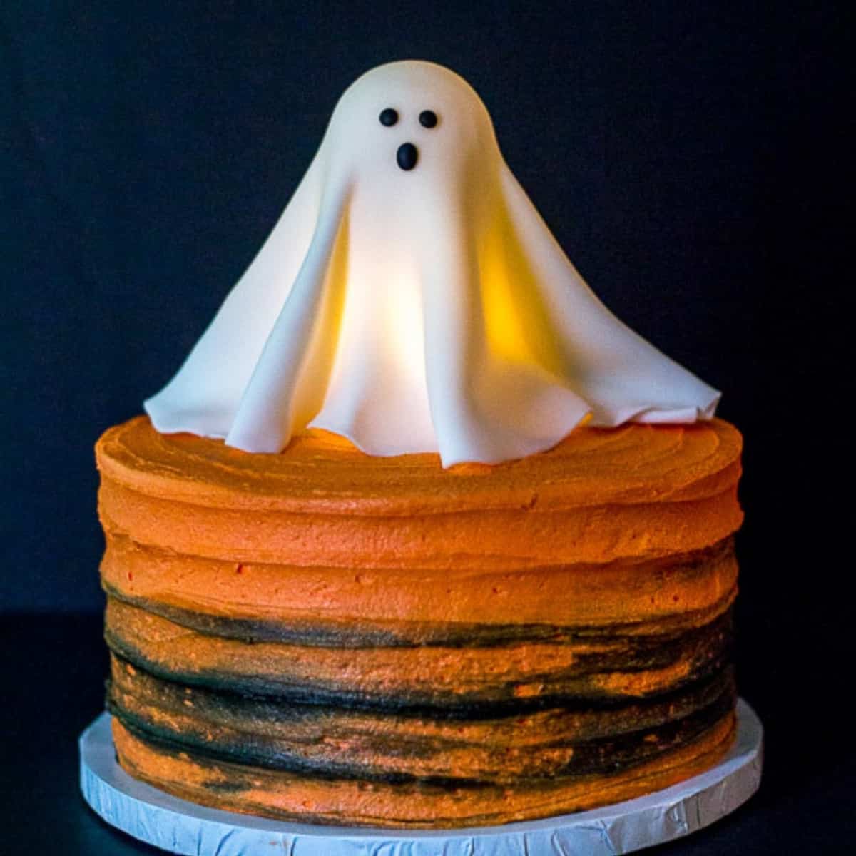 Glowing Ghost Cake