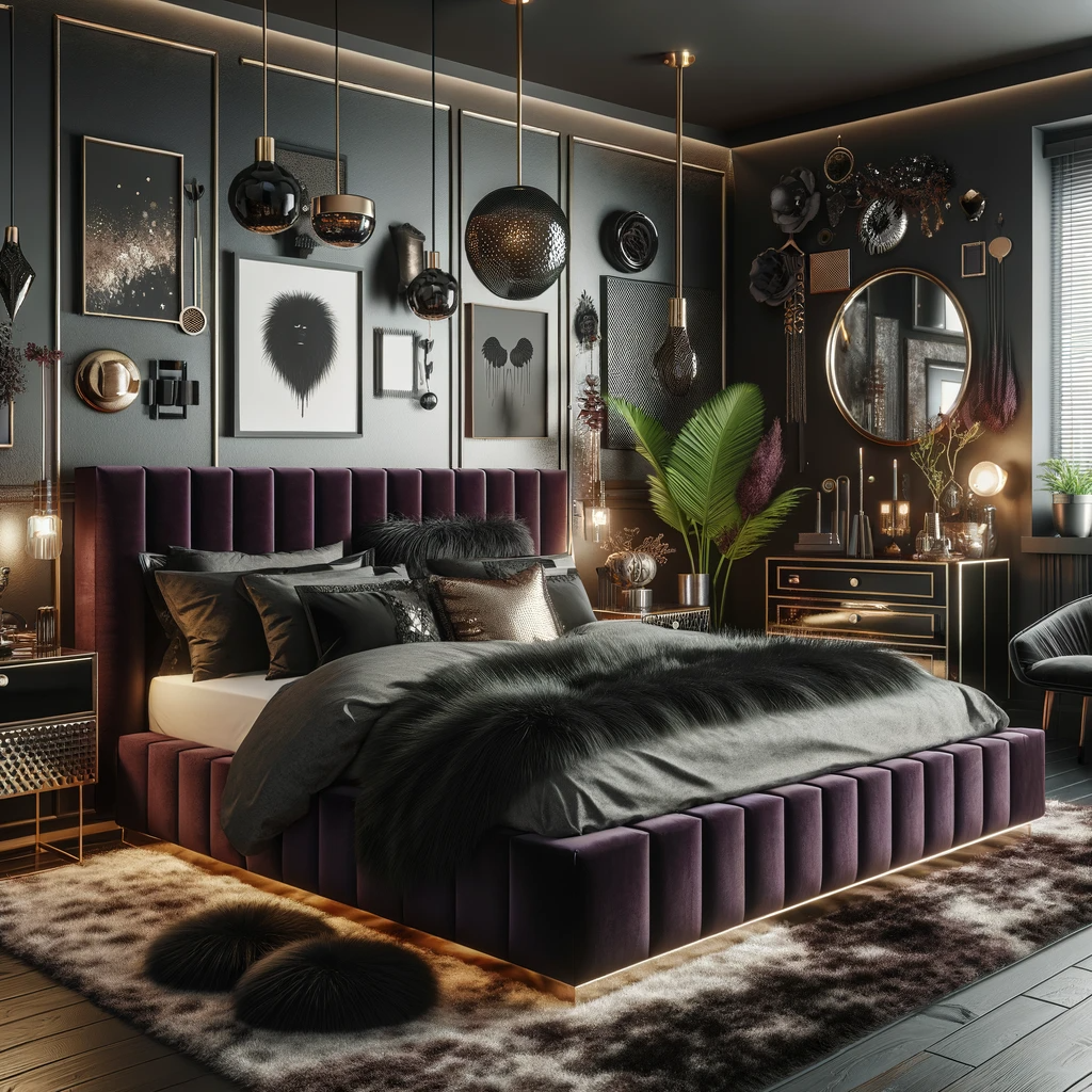 Bold And Edgy Baddie Bedroom