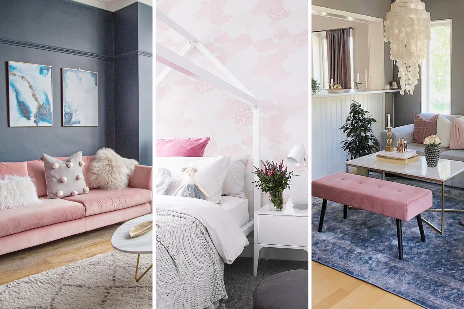 Pink And Grey Room Decor Ideas