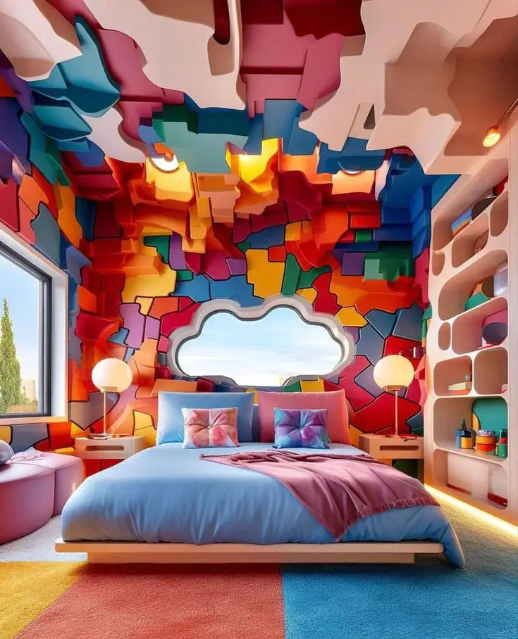 Vibrant Dreamy Bedroom Decor
