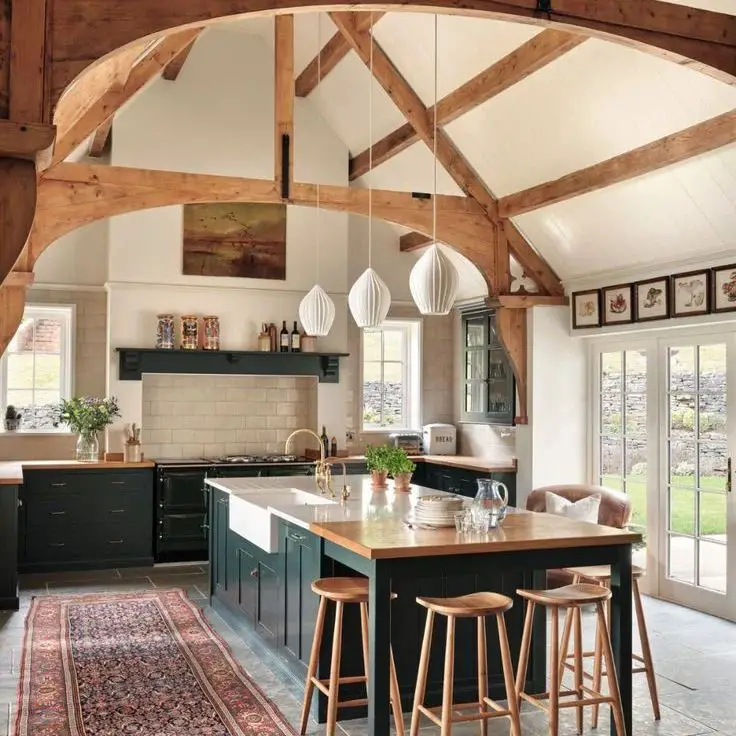 detailed rustic kitchen
