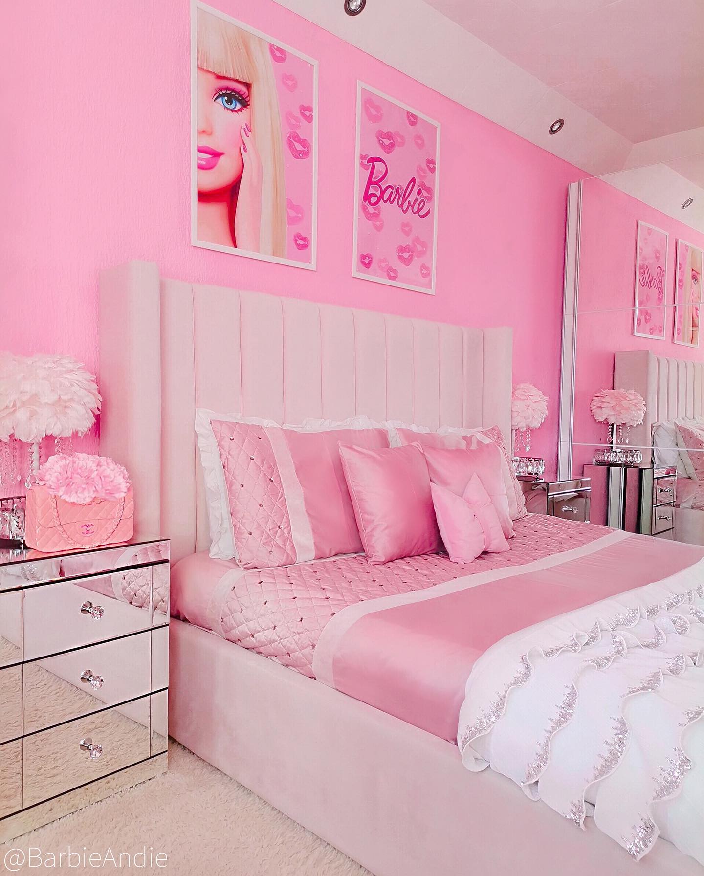 Simple Cute Barbie Bedroom