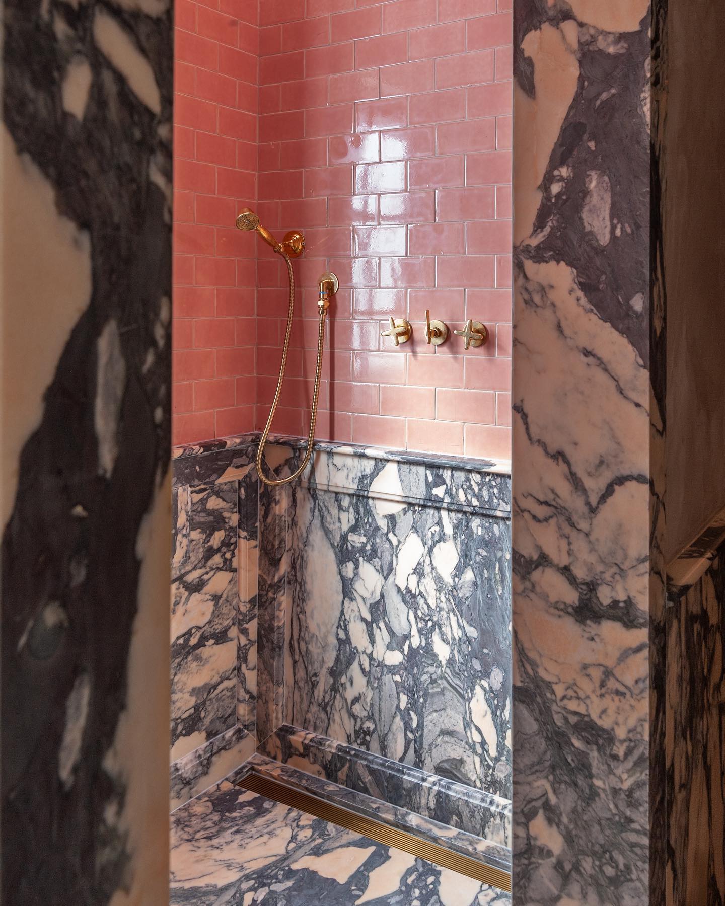 Beautiful Marble Pink Tile