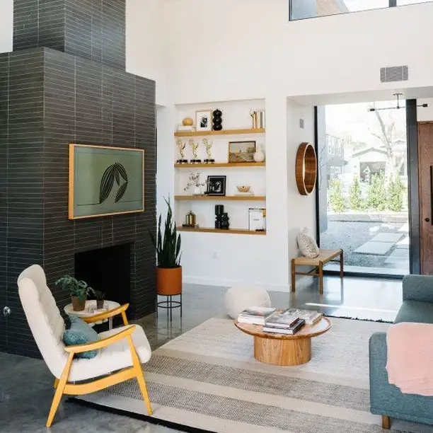 Beautiful Midcentury Modern Living Room