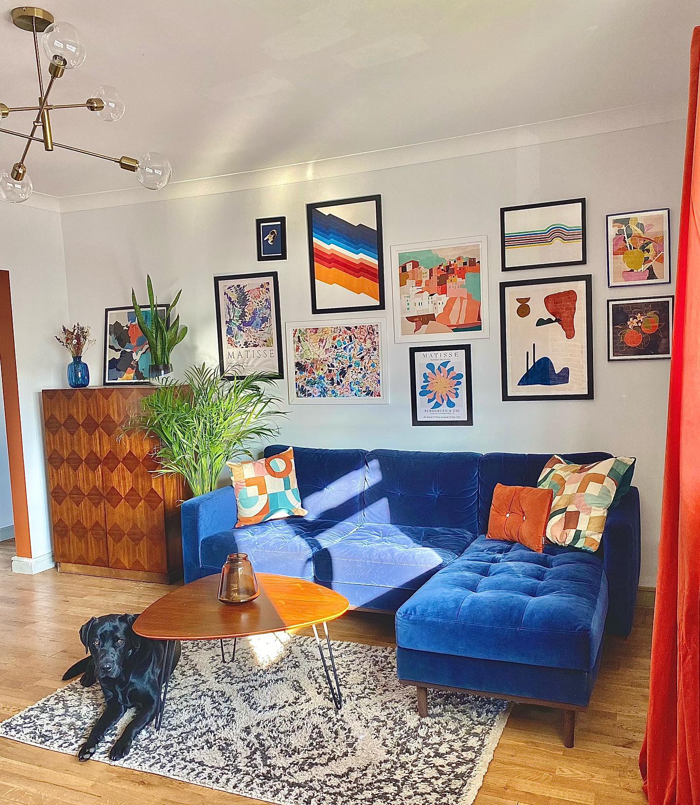 Colorful Retro Living Room