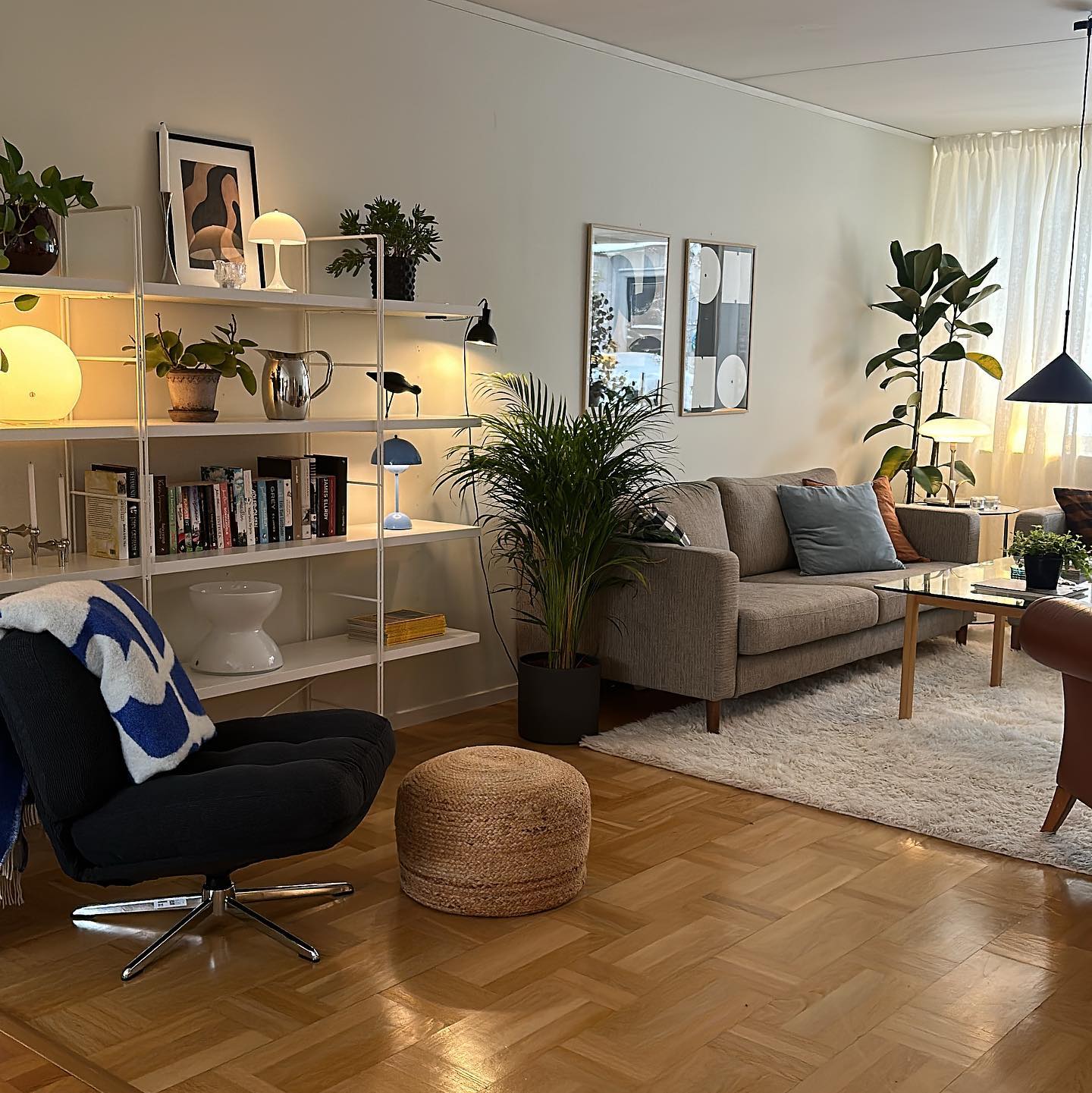 Cozy Midcentury Modern Living Room