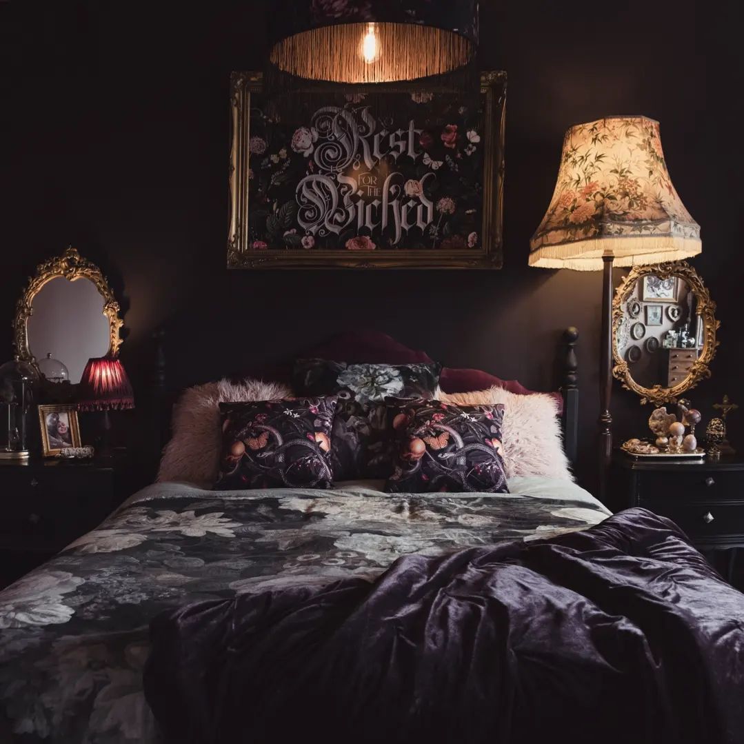 Dark Purple Bedroom Decor