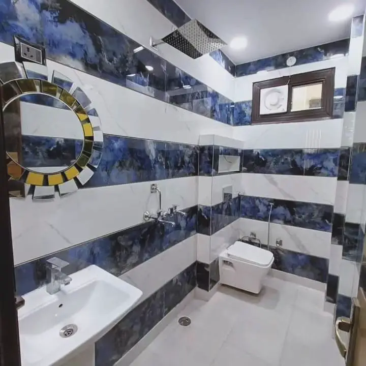 Multi-colored Bathroom Tile Design
