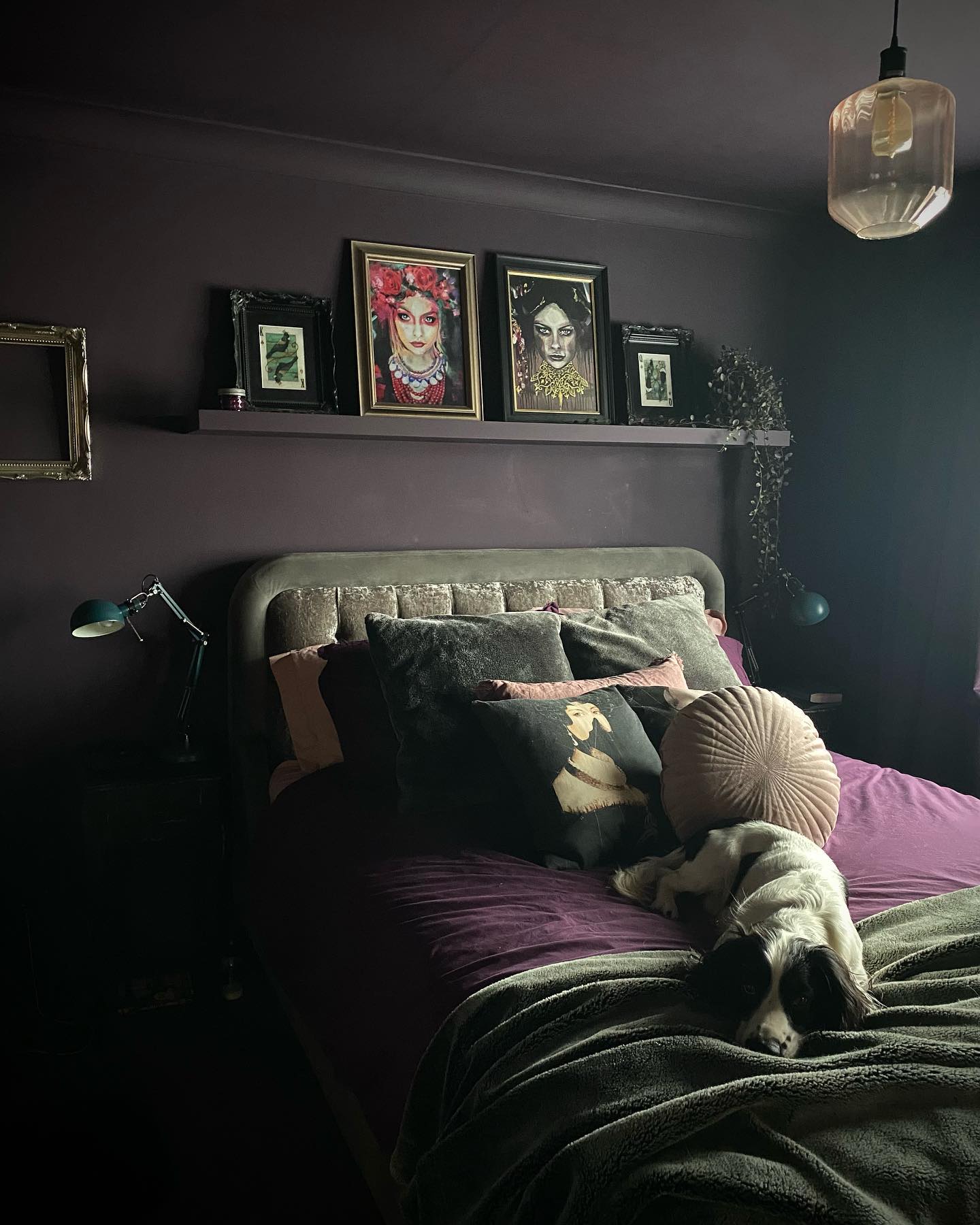 Super Cozy Dark Feminine Bedroom Decor