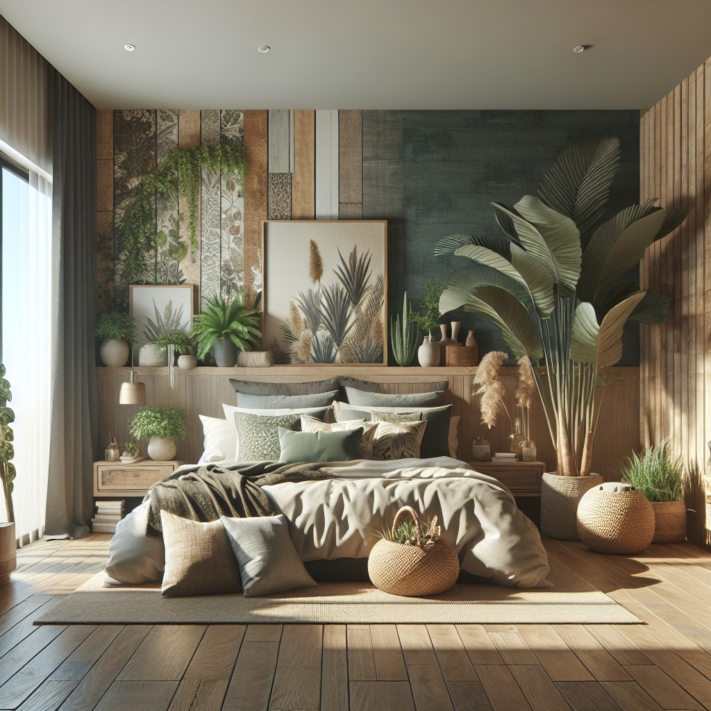 Nature Inspired Cozy Bedroom