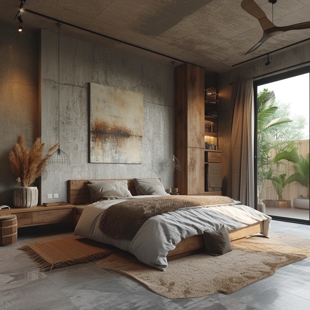 Rustic Modern Bedroom